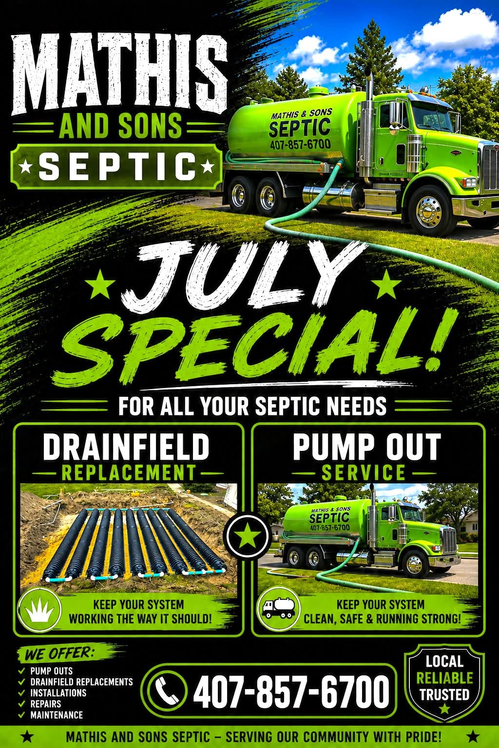 Ads - Mathis & Sons Septic